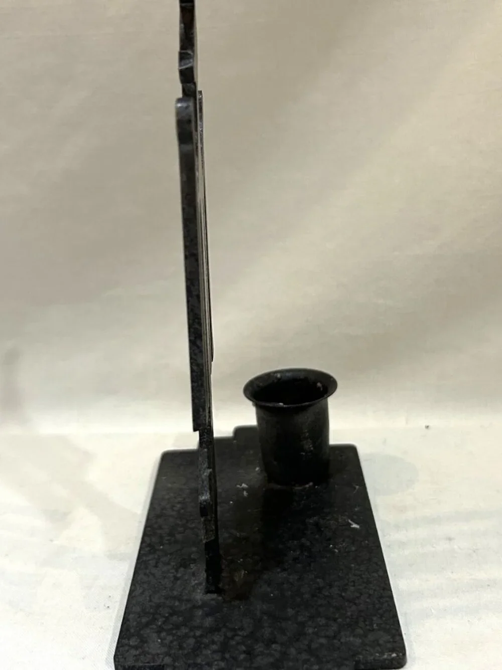 Quiet Bear Art Steel Metal Candle Holder Birdman Tribal Figurine by Ken Webb